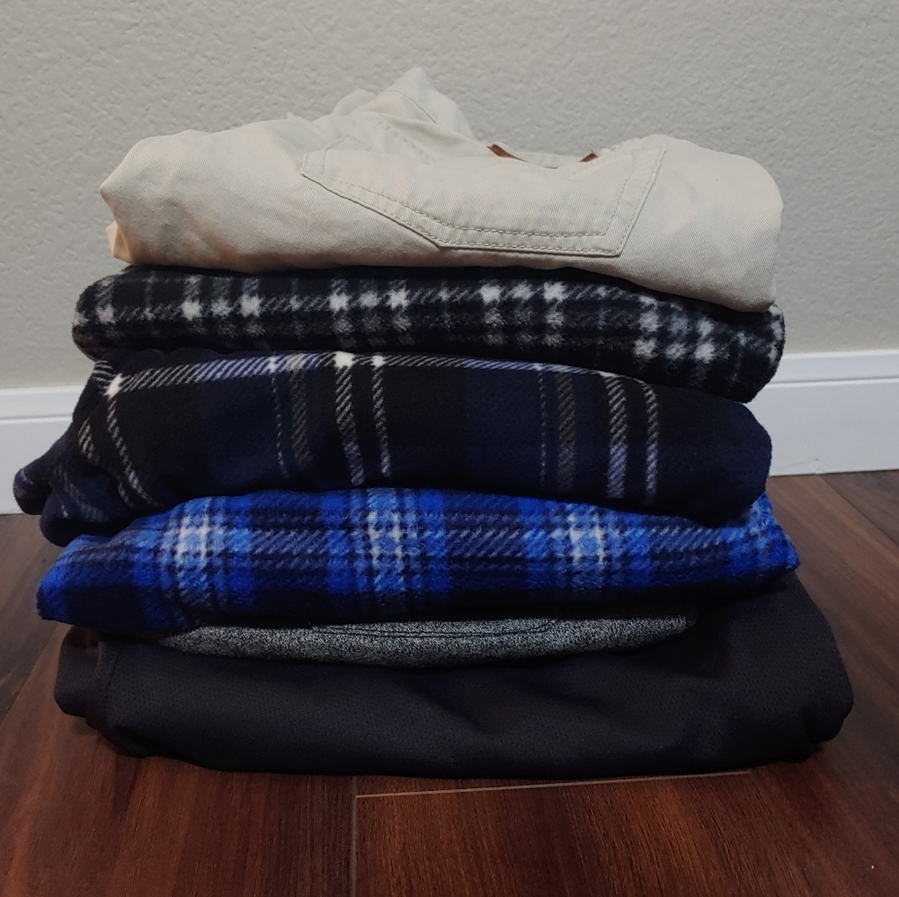 6 pair of pants, Ralph Lauren Khakis and Chaps
